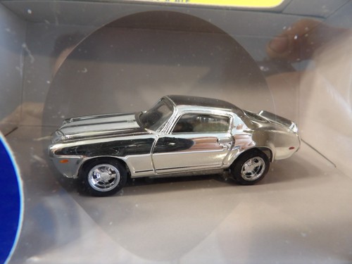 Silver chrome chevy camaro - chevy,